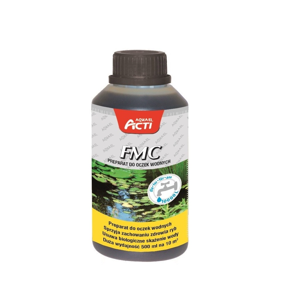 AQUAEL ACTI POND FMC preparat do odkażania wody w oczku wodnym 500ml.jpg